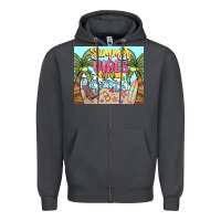 Smoke summer vibes Zipper Hoodie - NancyCooperArtShop