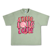 Oil Green love love love valentines day Urban Heavy Tee - MaliasSmallBusiness