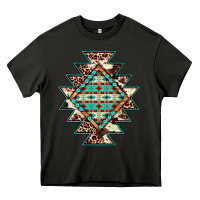 Asphalt cowhide leopard gemstone aztec Heavy Core Tee - JahusDesignShop