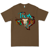Cacao bullskull texas map Premium Tee - JahusDesignShop
