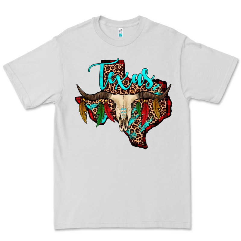 Bullskull Texas Map Premium Tee by JahusDesignShop | Teevron