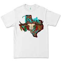White bullskull texas map Premium Tee - JahusDesignShop