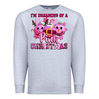 Heather Grey iam dreaming of a christmas Premium Sweatshirt - CowGirlArtShop