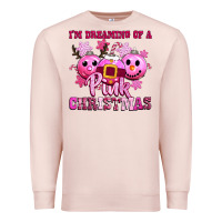 Pale Pink iam dreaming of a christmas Premium Sweatshirt - CowGirlArtShop
