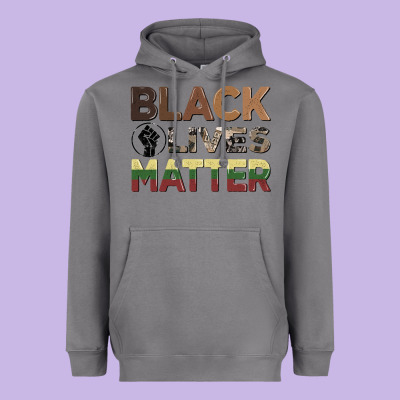 Black Lives Matter Juneteenth Heavyweight Hoodie Designed By Cowgirlartshop
