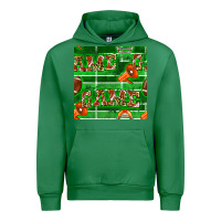 Emerald american football megaphone and game seamless pattern Urban Hoodie - BundleAndBundleShop