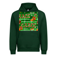 Forest Green american football megaphone and game seamless pattern Urban Hoodie - BundleAndBundleShop