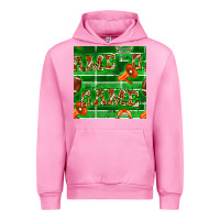 Fuchsia Pink american football megaphone and game seamless pattern Urban Hoodie - BundleAndBundleShop