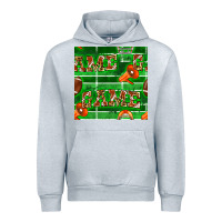 Heather Grey american football megaphone and game seamless pattern Urban Hoodie - BundleAndBundleShop