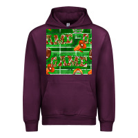 Mauve Wine american football megaphone and game seamless pattern Urban Hoodie - BundleAndBundleShop