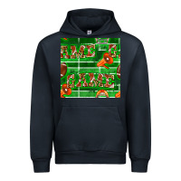 Navy american football megaphone and game seamless pattern Urban Hoodie - BundleAndBundleShop