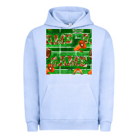 Pigment Grape Ice american football megaphone and game seamless pattern Urban Hoodie - BundleAndBundleShop