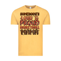 Vintage Mustard somebodys loud and proud basketball mama Vintage Tee - MaliasSmallBusiness