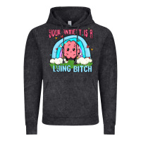 Vintage Black your anxıett is a lying bitch malia Vintage Hoodie - MaliasSmallBusiness