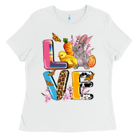 White love easter Ladies Tee - AdoDesignShop