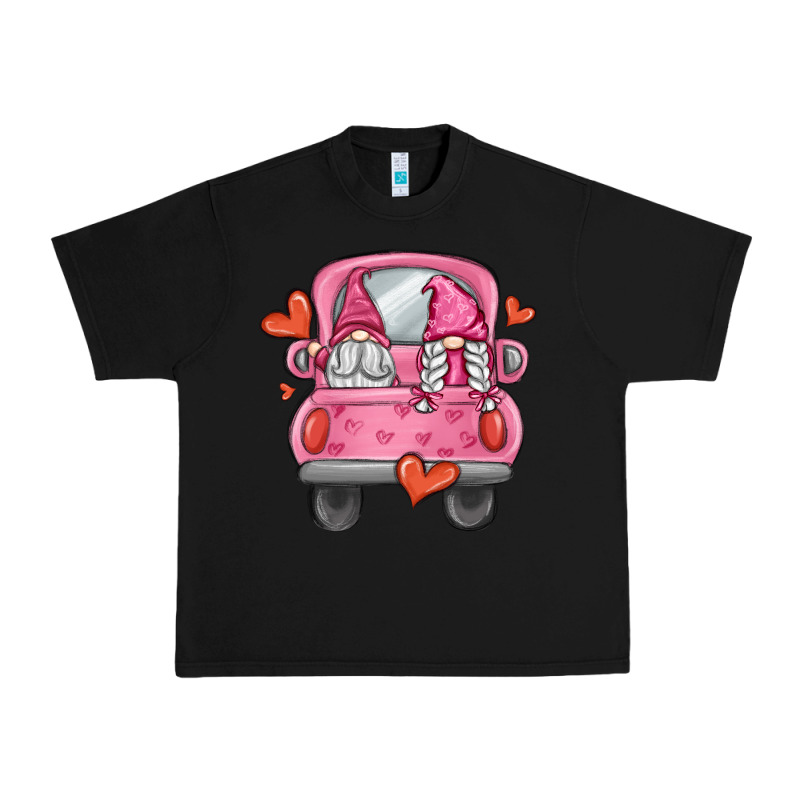 Valentines Day Gnome Truck Urban Heavy Tee by MaliasSmallBusiness | Teevron