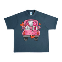 Midnight Navy valentines day gnome truck Urban Heavy Tee - MaliasSmallBusiness