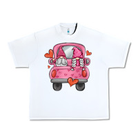 White valentines day gnome truck Urban Heavy Tee - MaliasSmallBusiness
