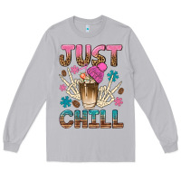 Moon Dust just chill with coffee bean bbs Long Sleeve Tee - BundleAndBundleShop