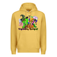 Antique Gold rt respiratory therapist halloween Premium Hoodie - CowGirlArtShop