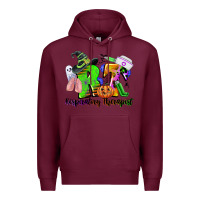 Burgundy rt respiratory therapist halloween Premium Hoodie - CowGirlArtShop
