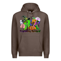 Coffee rt respiratory therapist halloween Premium Hoodie - CowGirlArtShop