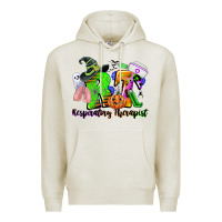 Oatmeal Heather rt respiratory therapist halloween Premium Hoodie - CowGirlArtShop