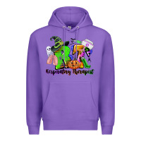 Purple rt respiratory therapist halloween Premium Hoodie - CowGirlArtShop