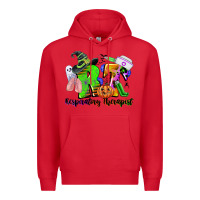 Red rt respiratory therapist halloween Premium Hoodie - CowGirlArtShop