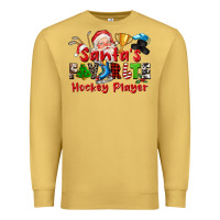 Antique Gold santas favorite hockey player Premium Sweatshirt - CowGirlArtShop