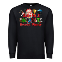 Black santas favorite hockey player Premium Sweatshirt - CowGirlArtShop