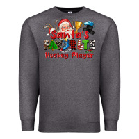 Charcoal Heather santas favorite hockey player Premium Sweatshirt - CowGirlArtShop