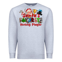 Heather Grey santas favorite hockey player Premium Sweatshirt - CowGirlArtShop