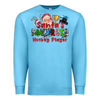 Ocean Blue santas favorite hockey player Premium Sweatshirt - CowGirlArtShop