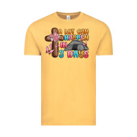 Vintage Mustard a lot can happen in 3 days Vintage Tee - MaliasSmallBusiness