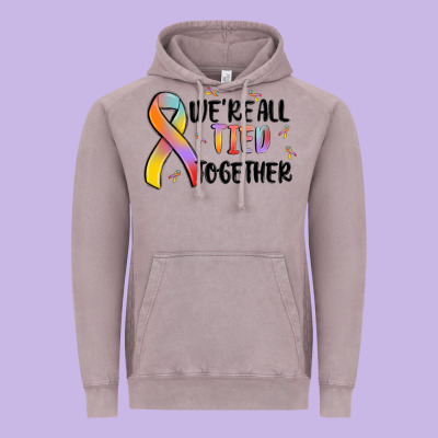 We Are All Tied Together Vintage Hoodie Designed By Maliassmallbusiness