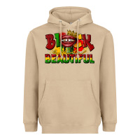 Mushroom black and beautiful Heavyweight Hoodie - CowGirlArtShop