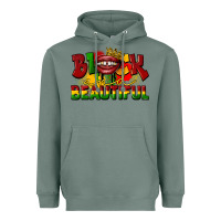 Sage black and beautiful Heavyweight Hoodie - CowGirlArtShop