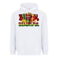 White black and beautiful Heavyweight Hoodie - CowGirlArtShop
