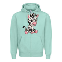 Zebra Zipper Hoodie | Teevron