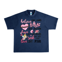 Navy christian valentines Urban Heavy Tee - MaliasSmallBusiness