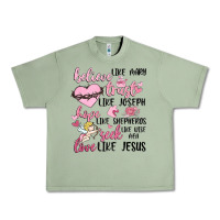 Oil Green christian valentines Urban Heavy Tee - MaliasSmallBusiness