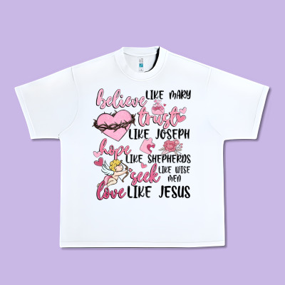Christian Valentines Urban Heavy Tee Designed By Maliassmallbusiness