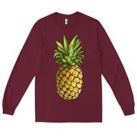 Burgundy pineapple Long Sleeve Tee - JahusDesignShop