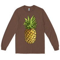 Chestnut pineapple Long Sleeve Tee - JahusDesignShop