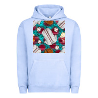 Pigment Grape Ice baseball  uniform with turquoise gemstone seamless pattern Urban Hoodie - BundleAndBundleShop