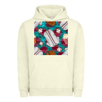 Pigment Pistachio baseball  uniform with turquoise gemstone seamless pattern Urban Hoodie - BundleAndBundleShop