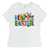 White happy easter Ladies Tee - AdoDesignShop