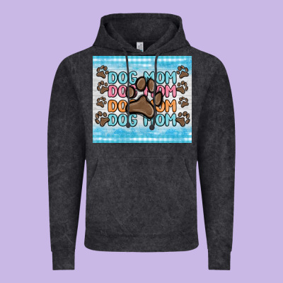 Dog Mom Vintage Hoodie Designed By Maliassmallbusiness
