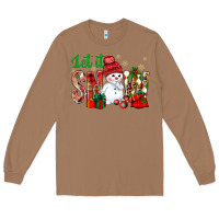 Toasted Coconut let it snow with snowman Long Sleeve Tee - BundleAndBundleShop